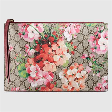 gucci bloom pochette|gucci pouch bag women's.